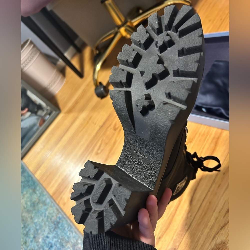 Prada Re-Nylon Combat Boots - Picture 15 of 15